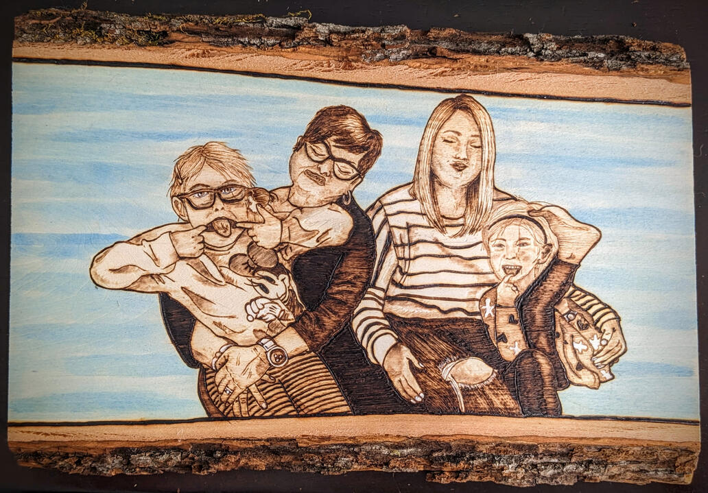 Family Portrait on Maple Family Portrait on Maple